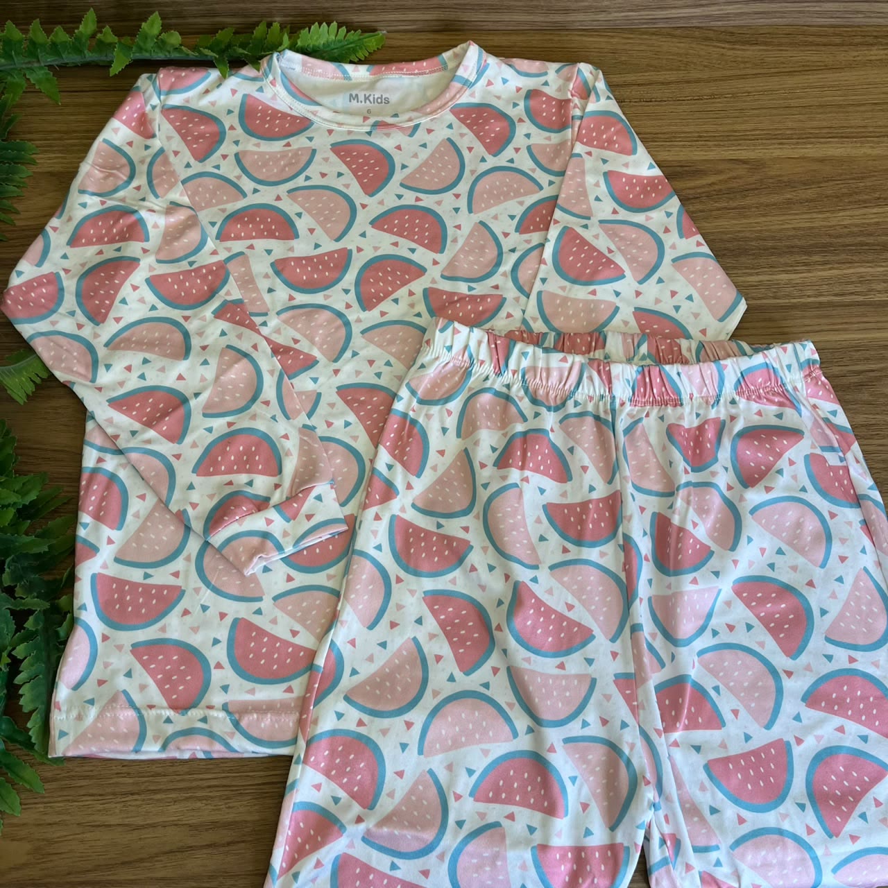 PIJAMA MANGA LONGA C/ CALÇA 4 A 8 ANOS